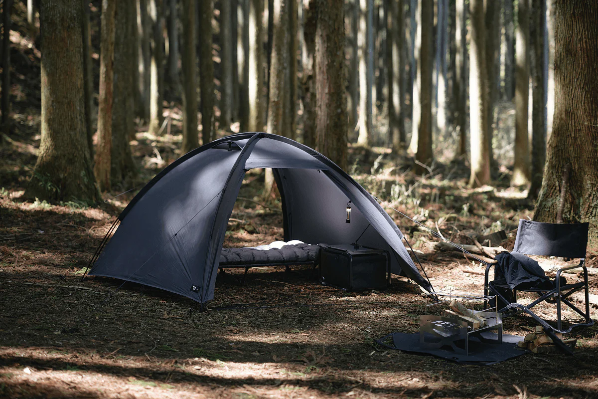 Camping in nature