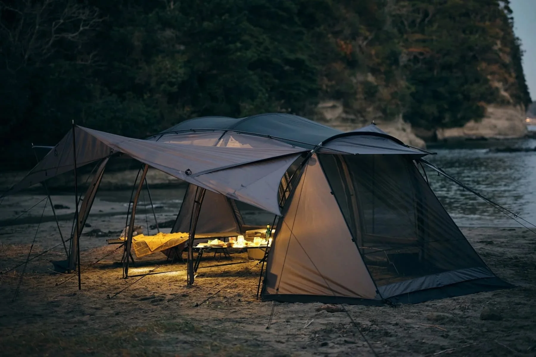 Camping aesthetic